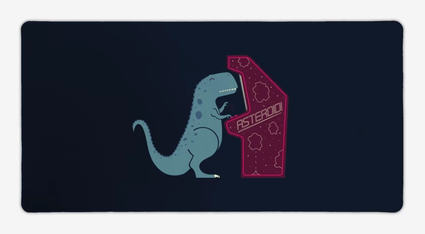 Mouse pad Gamer Azul Marino de Asteroide