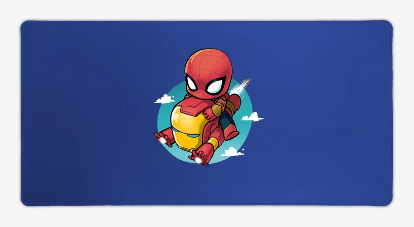 Mouse pad Gamer Mini spiderman iron man