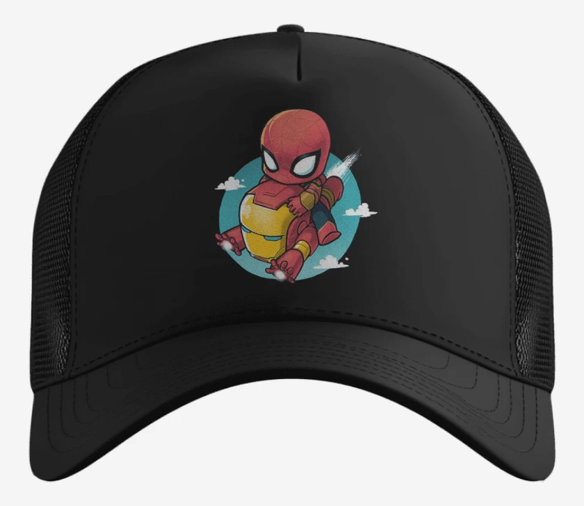 Gorro Mini spiderman iron man