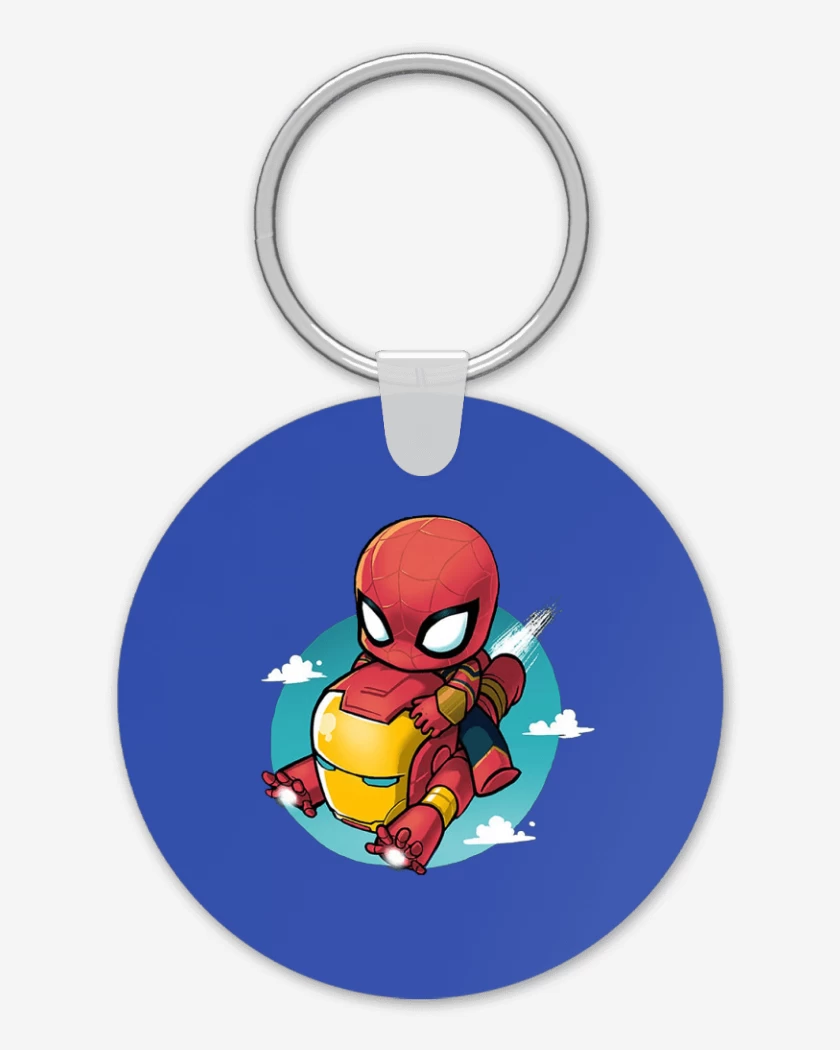 Llavero Mini spiderman iron man