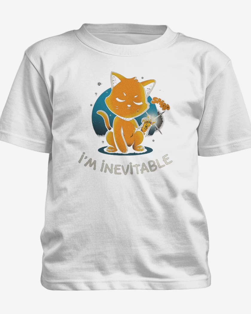 Polera de niño Blanco de I´m  inevitable