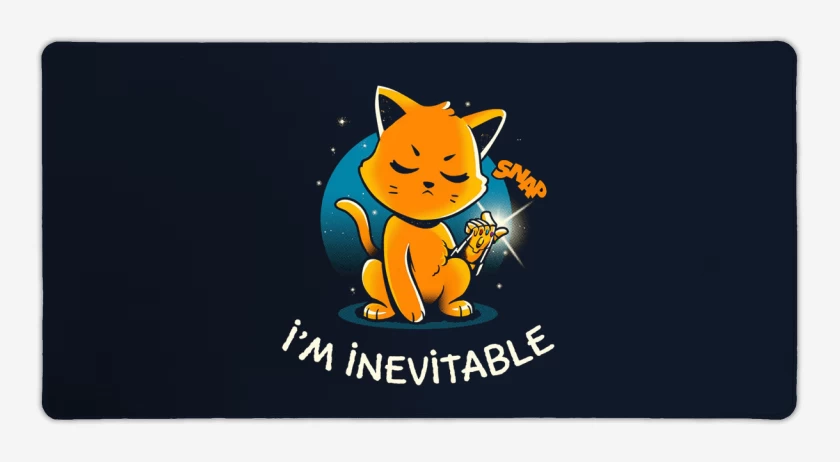 Mouse pad Gamer Azul Marino de I´m  inevitable