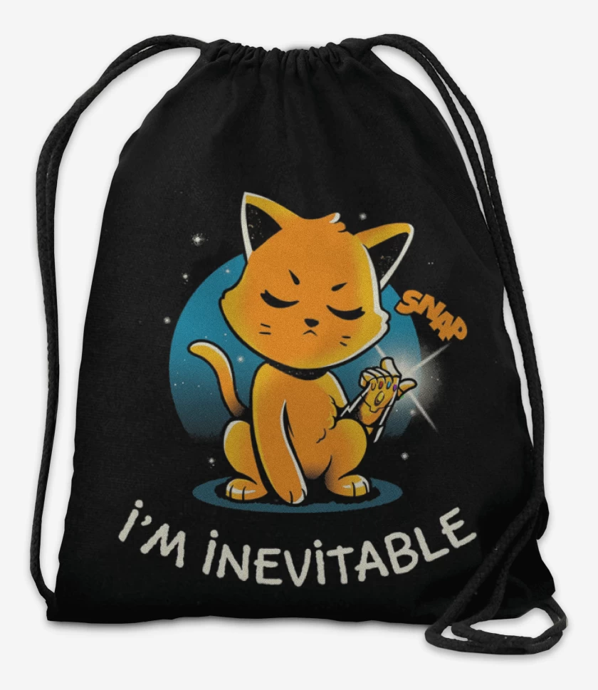 Mochila Negro de I´m  inevitable