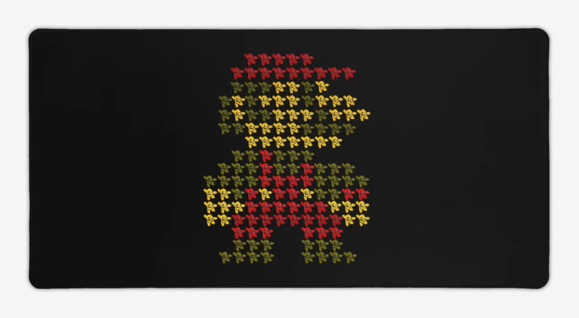 Mouse pad Gamer Negro de Super igote maximo
