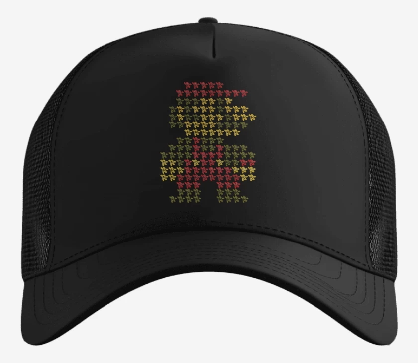 Gorro Negro de Super igote maximo
