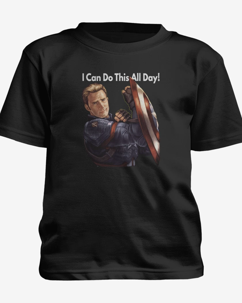 Polera de niño Blanco de Cap i can do this all day