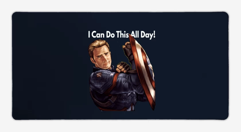 Mouse pad Gamer Cap i can do this all day