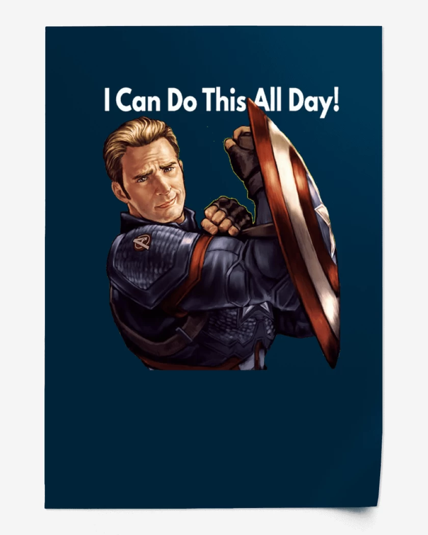 Print Cap i can do this all day
