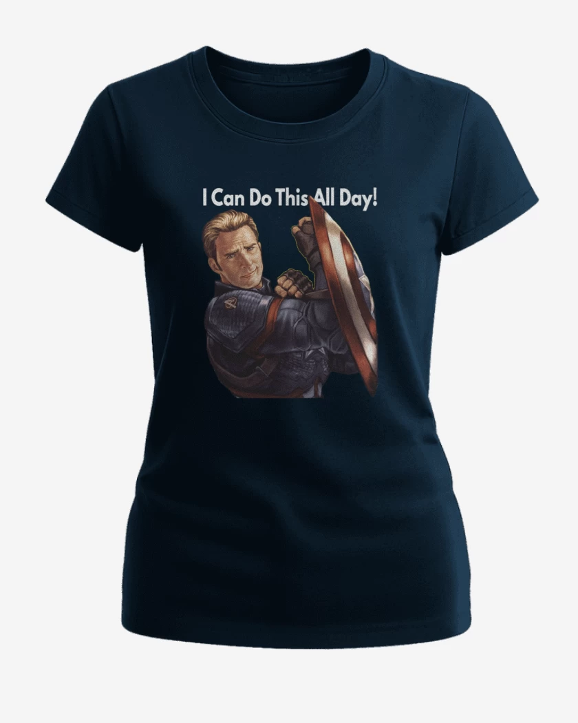 Polera de Mujer Azul Marino de Cap i can do this all day