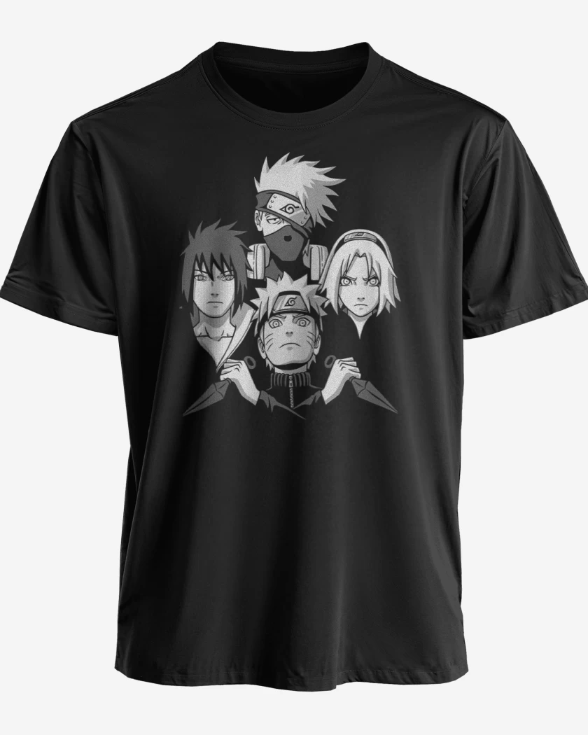 Polera premium Negro de Naruto rhapsody