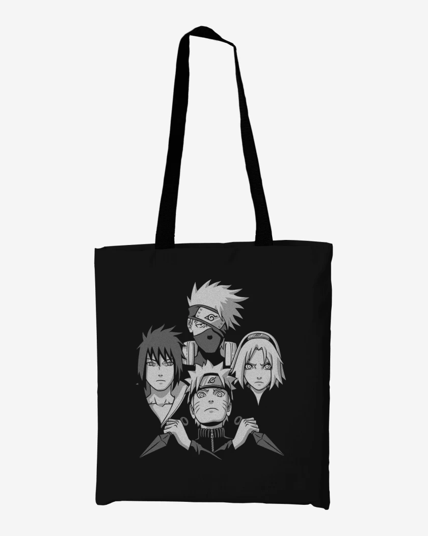 Totebag Negro de Naruto rhapsody