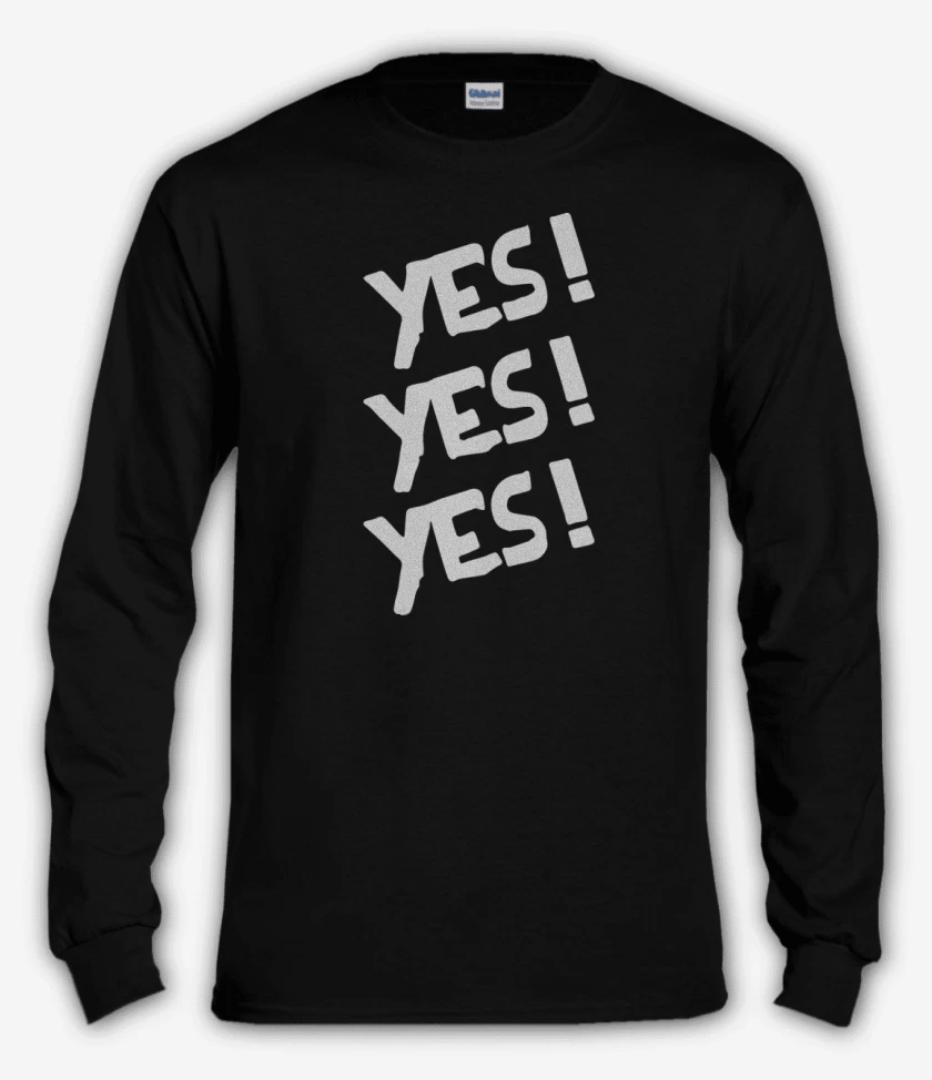 Polera manga larga Negro de Yes! Yes! Yes!