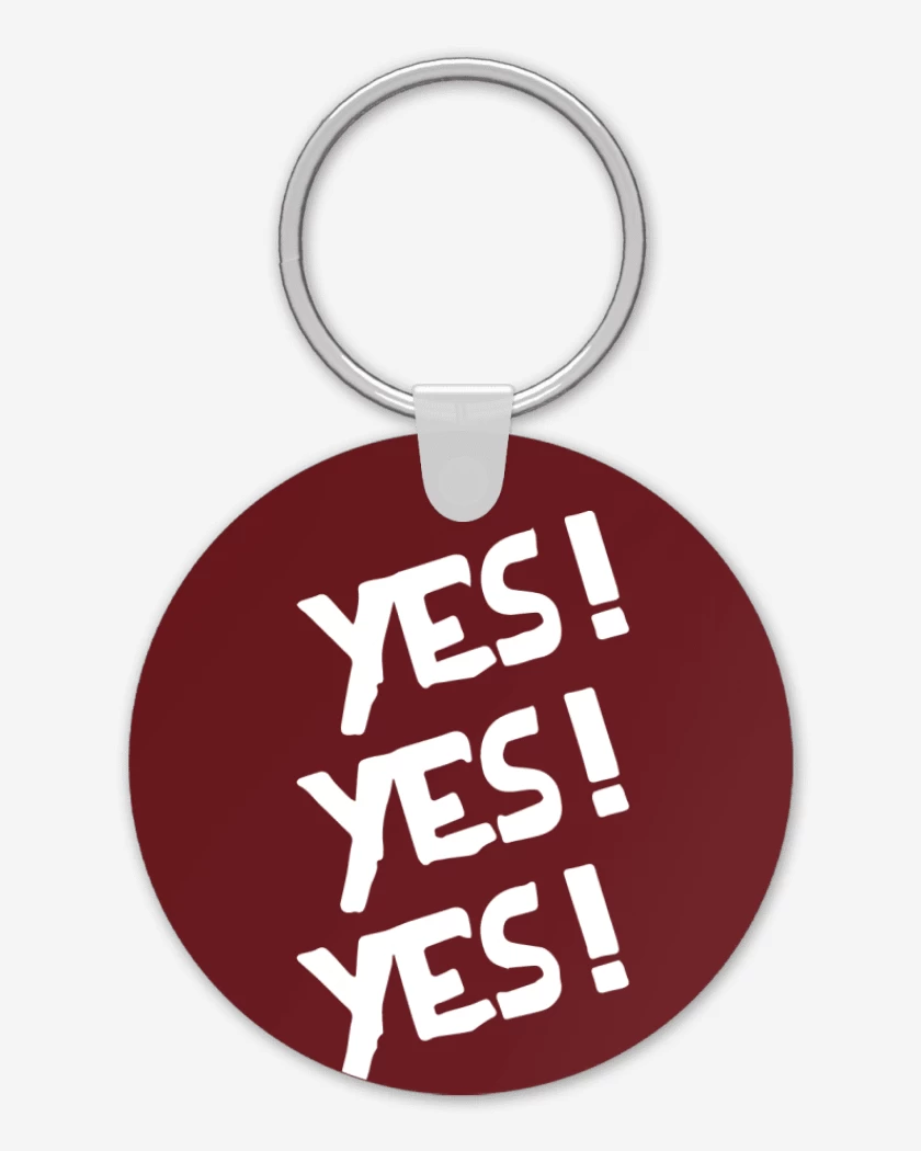 Llavero Yes! Yes! Yes!