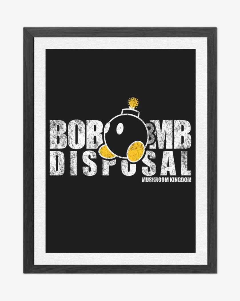 Cuadro decorativo Bomba Super Bigote 