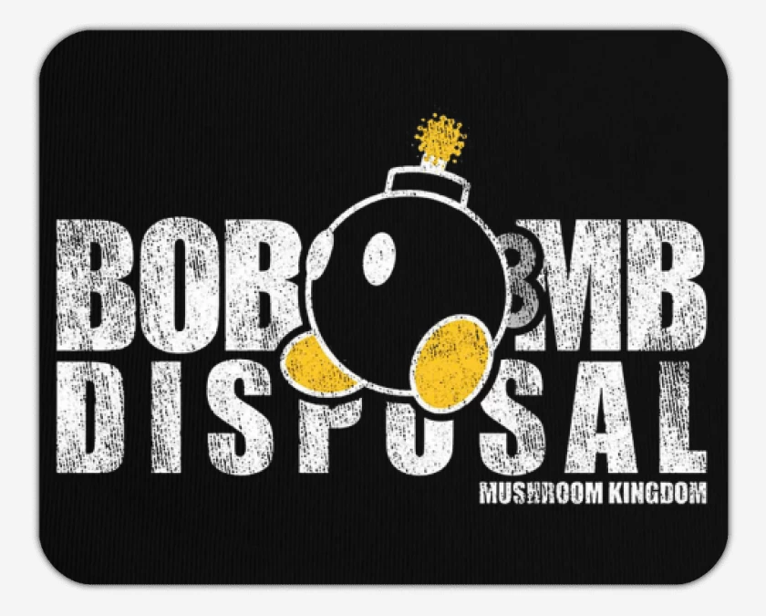 Mousepad Bomba Super Bigote 
