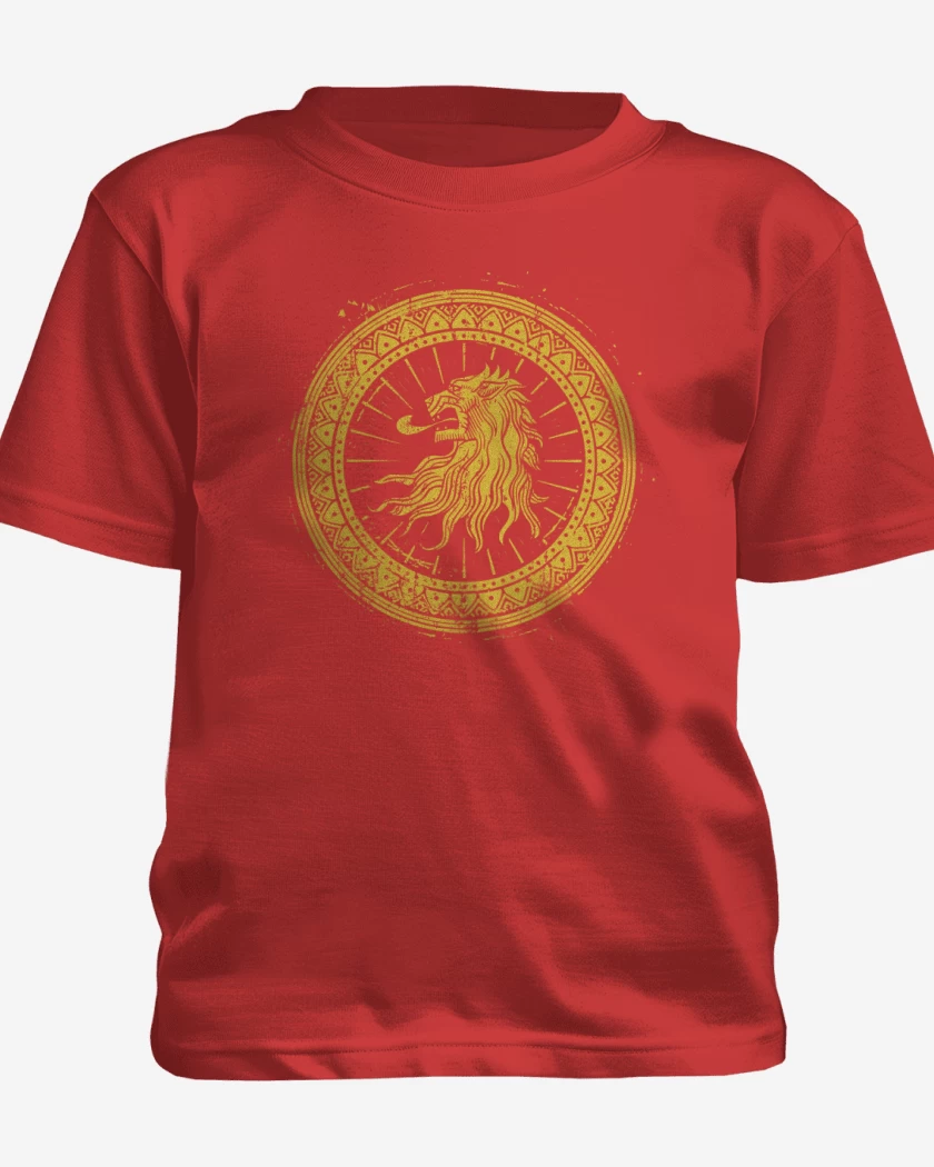 Polera de niño Rojo de Lannister símbolo 