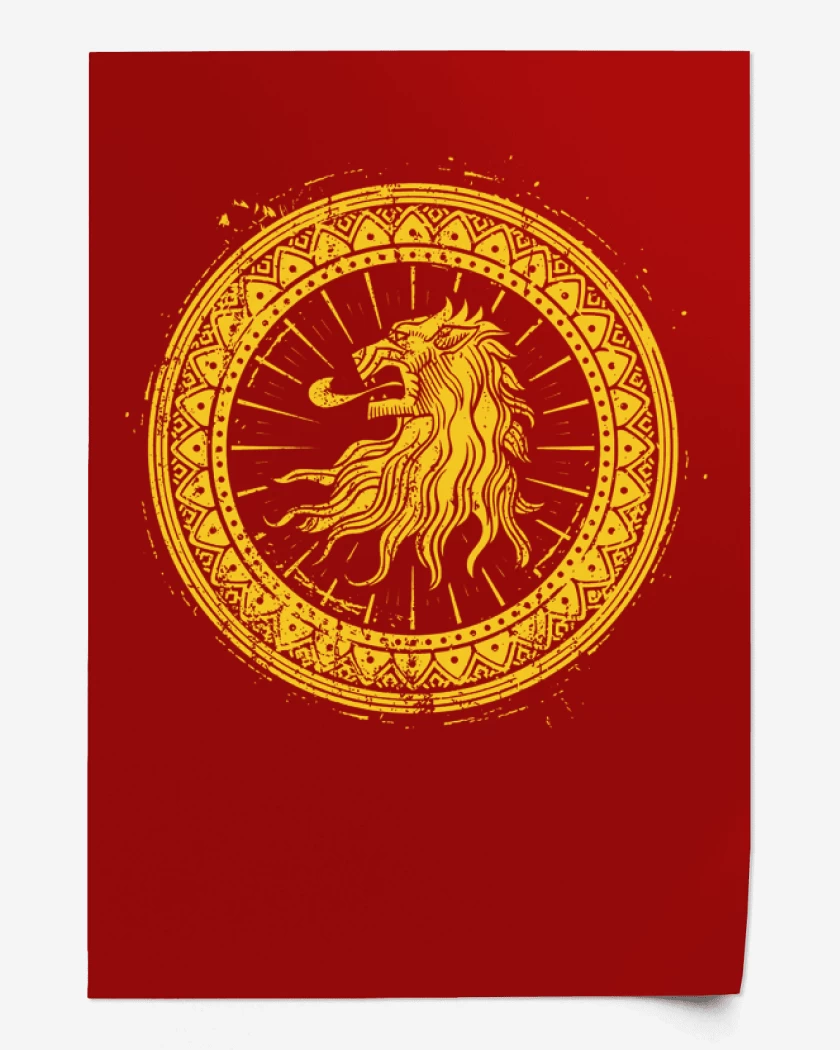 Print Lannister símbolo 