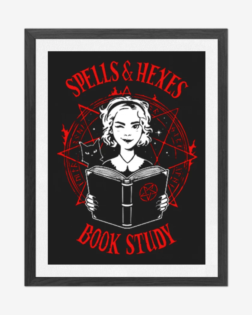 Cuadro decorativo Negro de Sabrina spellman