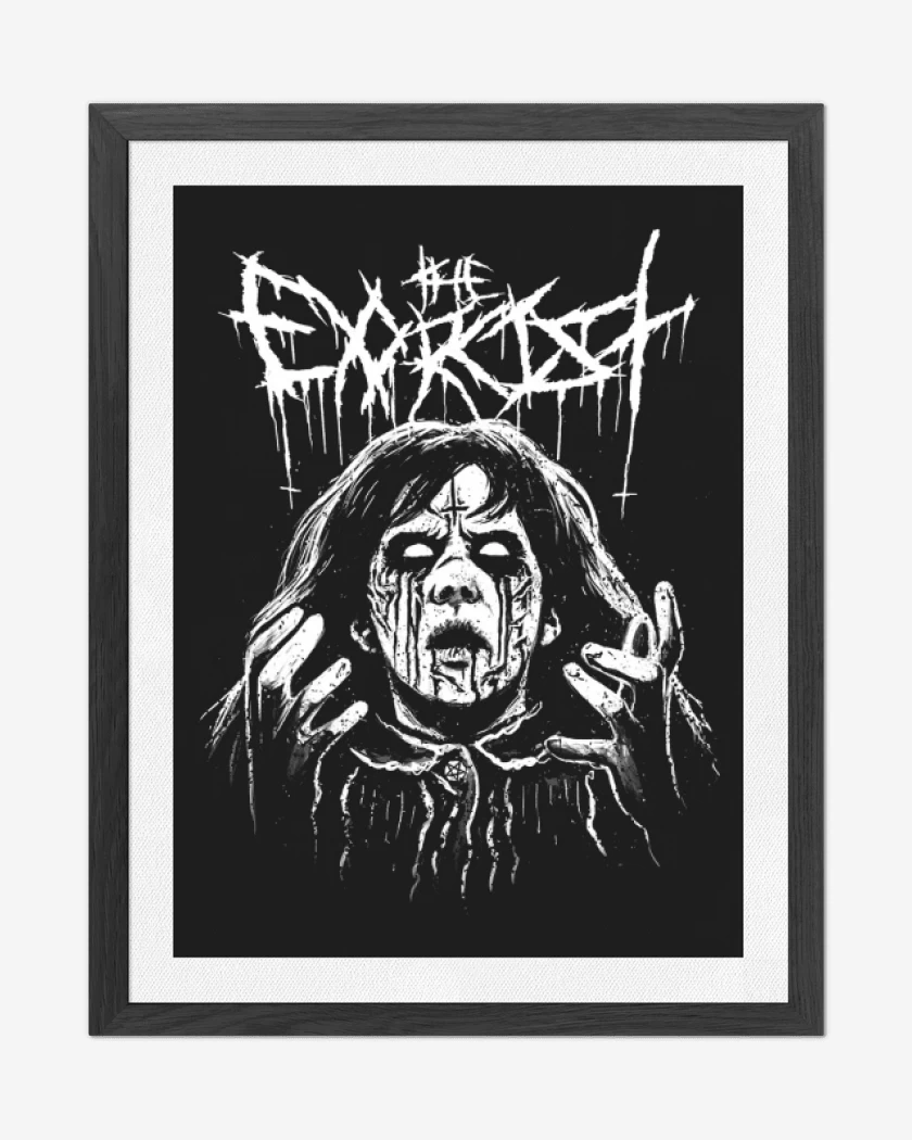 Cuadro decorativo Negro de The Exorcist 2 