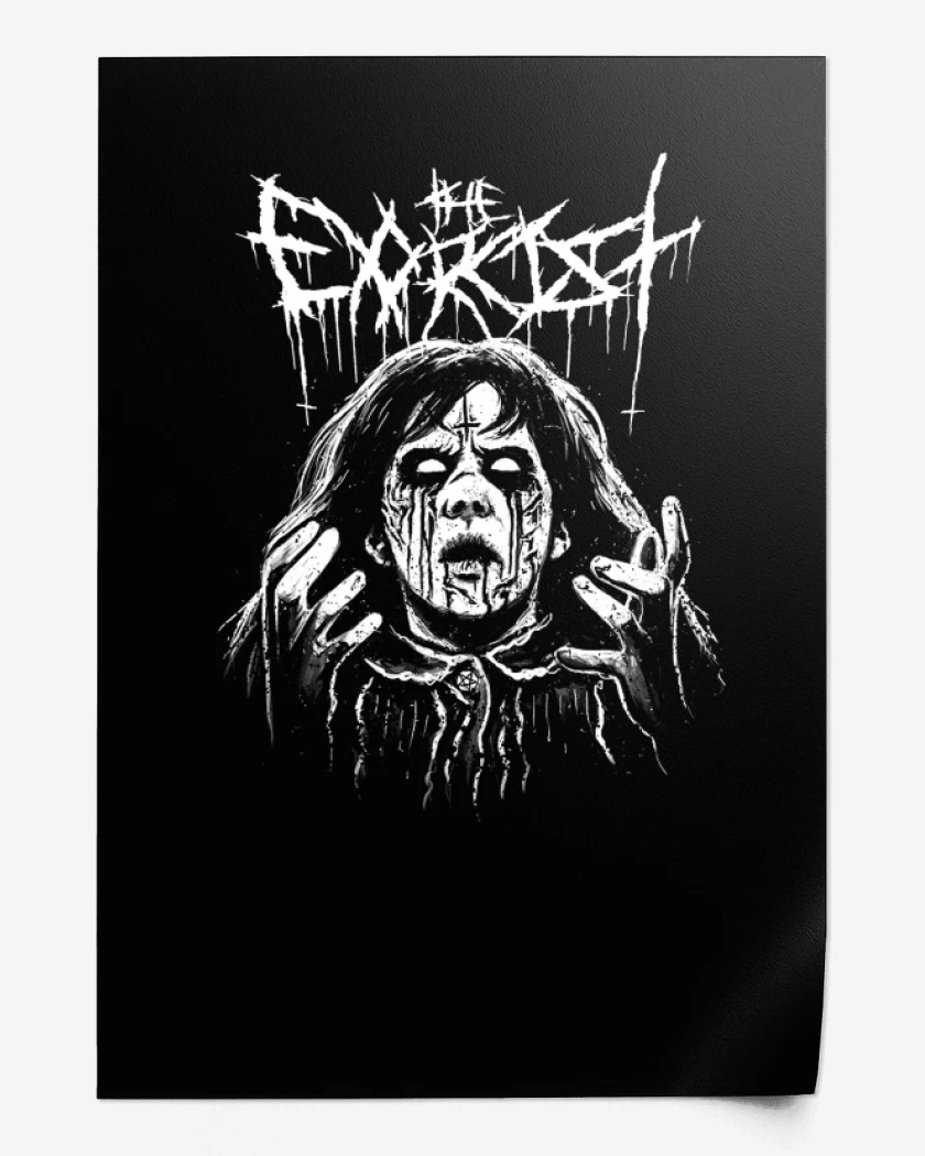 Print Negro de The Exorcist 2 