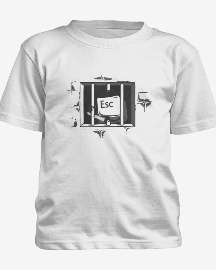 Polera de niño Blanco de Esc 2 