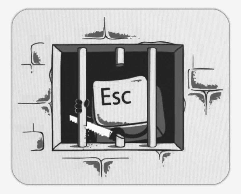 Mousepad Blanco de Esc 2 