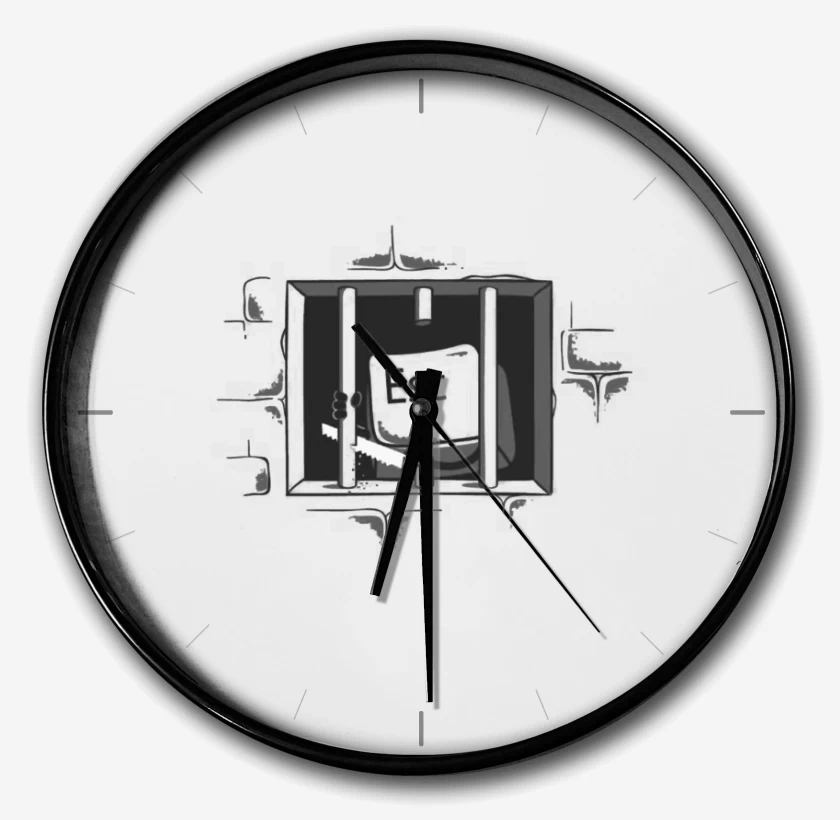 Reloj Blanco de Esc 2 