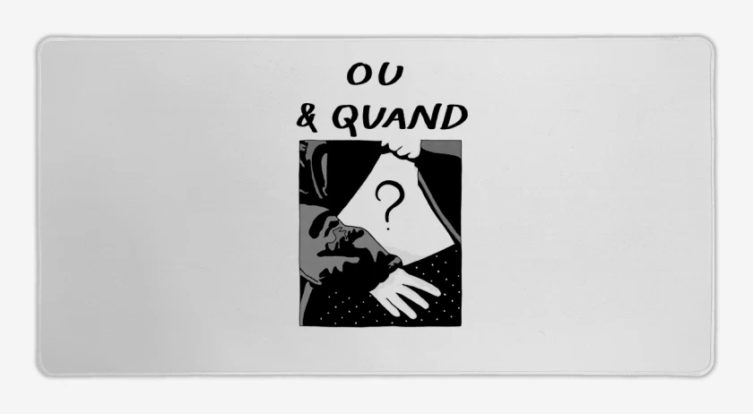 Mouse pad Gamer OU & QUAND 