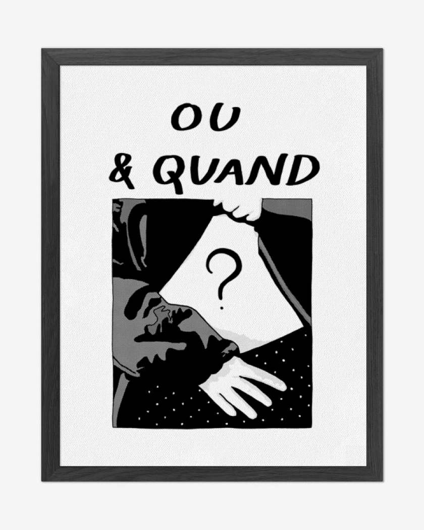 Cuadro decorativo OU & QUAND 