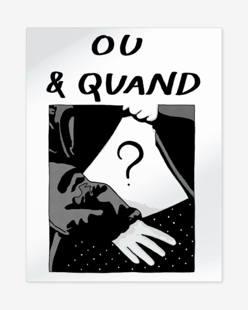 Print metalico Blanco de OU & QUAND 