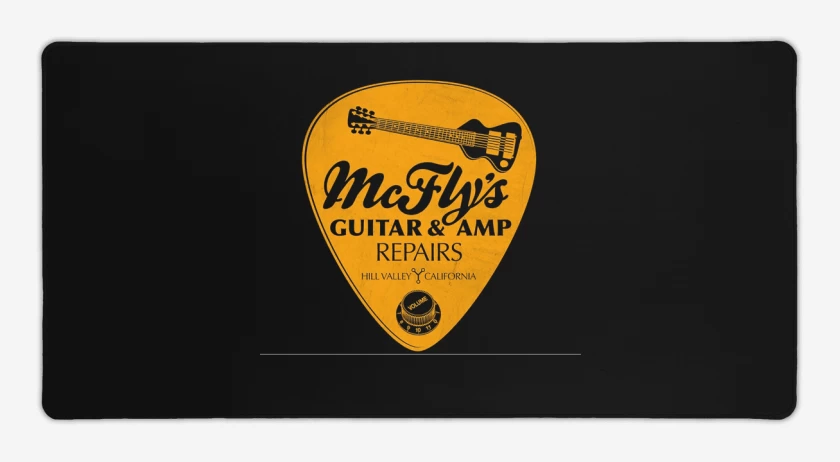 Mouse pad Gamer Negro de McFlys Uñetas 