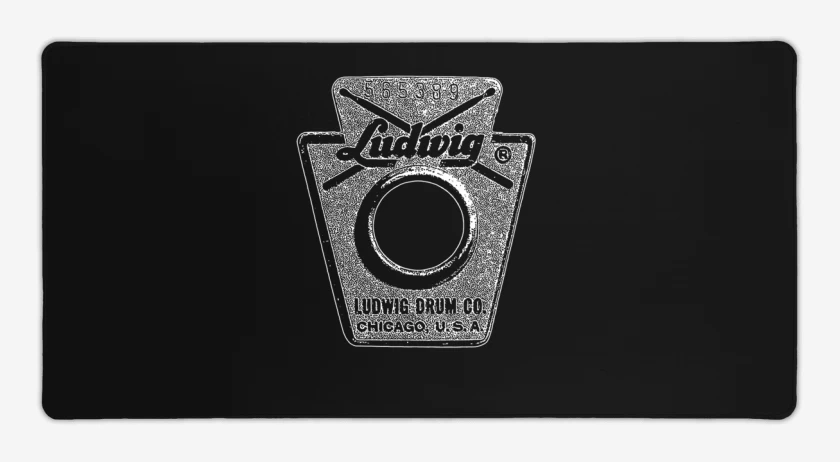 Mouse pad Gamer Negro de Ludwig Vintage 