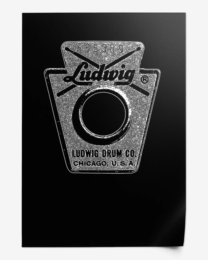 Print Ludwig Vintage 
