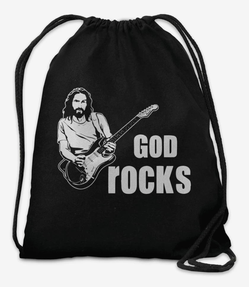 Mochila Negro de God Rocks