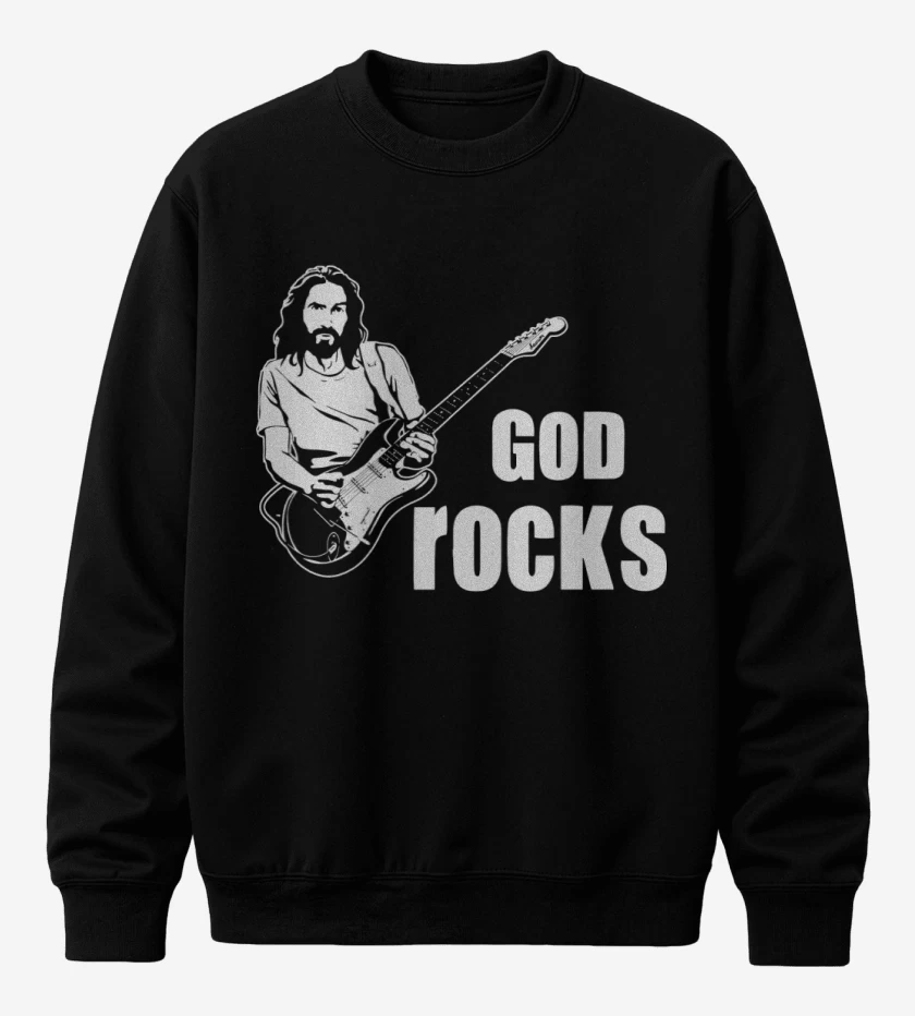 Poleron polo Negro de God Rocks
