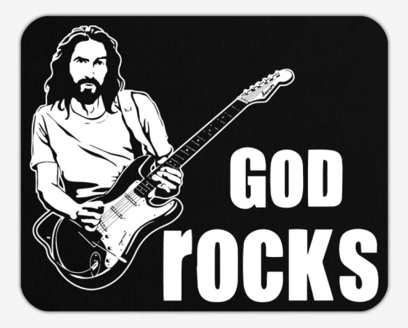 Mousepad God Rocks