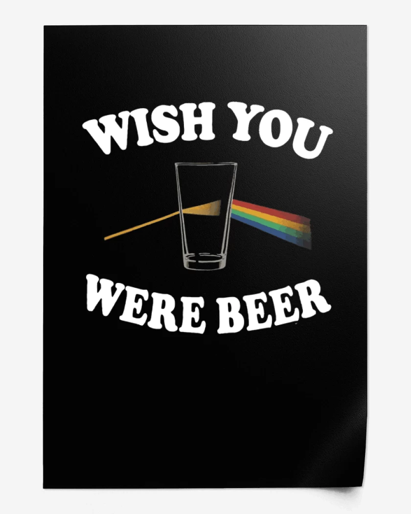 Print WISH YOU WERE BEER