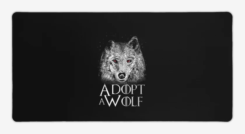 Mouse pad Gamer Adopt a wolf 