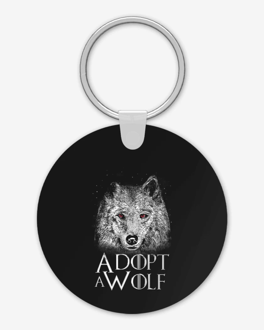 Llavero Adopt a wolf 