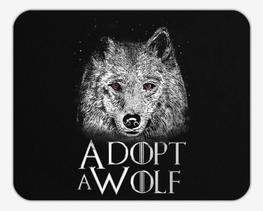 Mousepad Adopt a wolf 