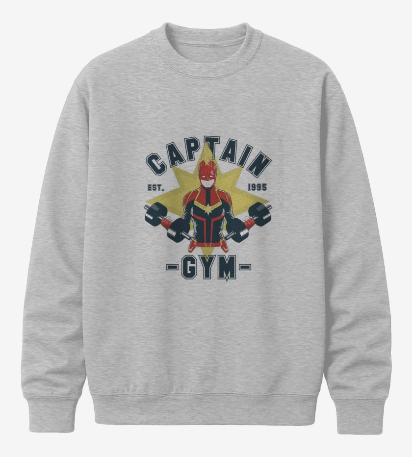 Poleron polo Capitana marvel gym