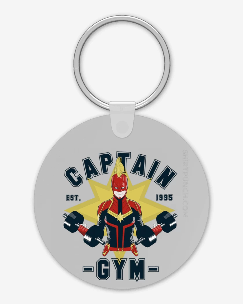 Llavero Capitana marvel gym