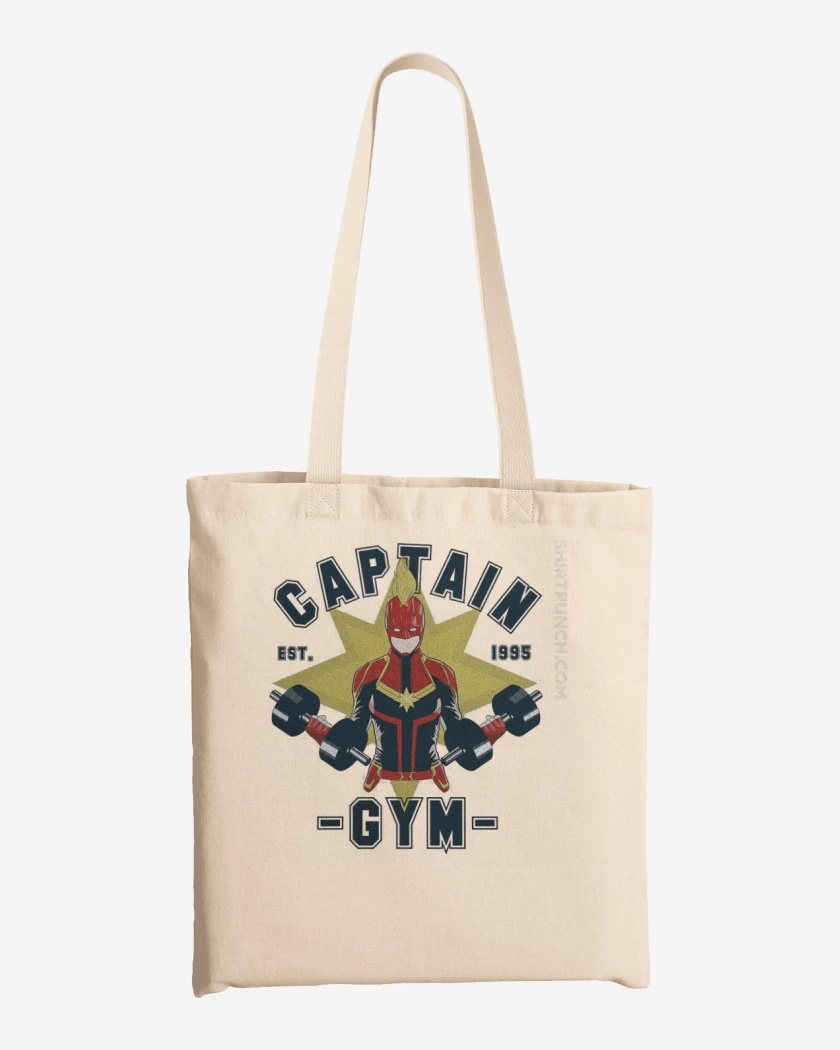Totebag Capitana marvel gym