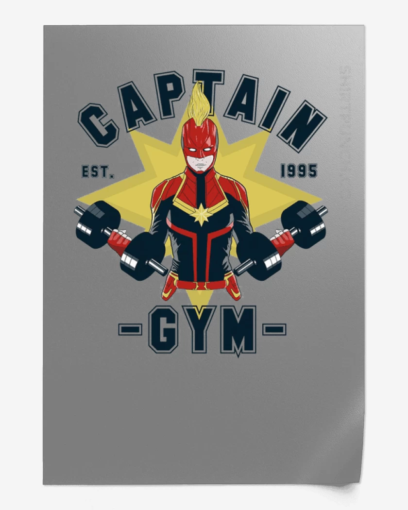 Print Capitana marvel gym