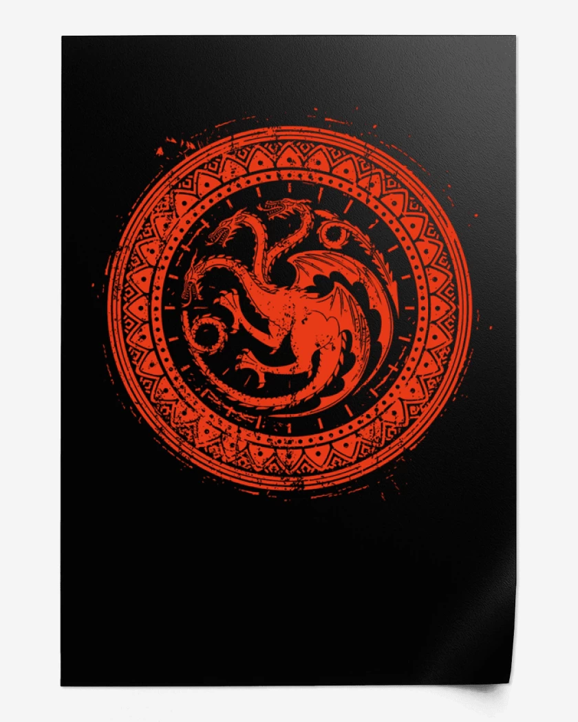 Print targaryen simbolo