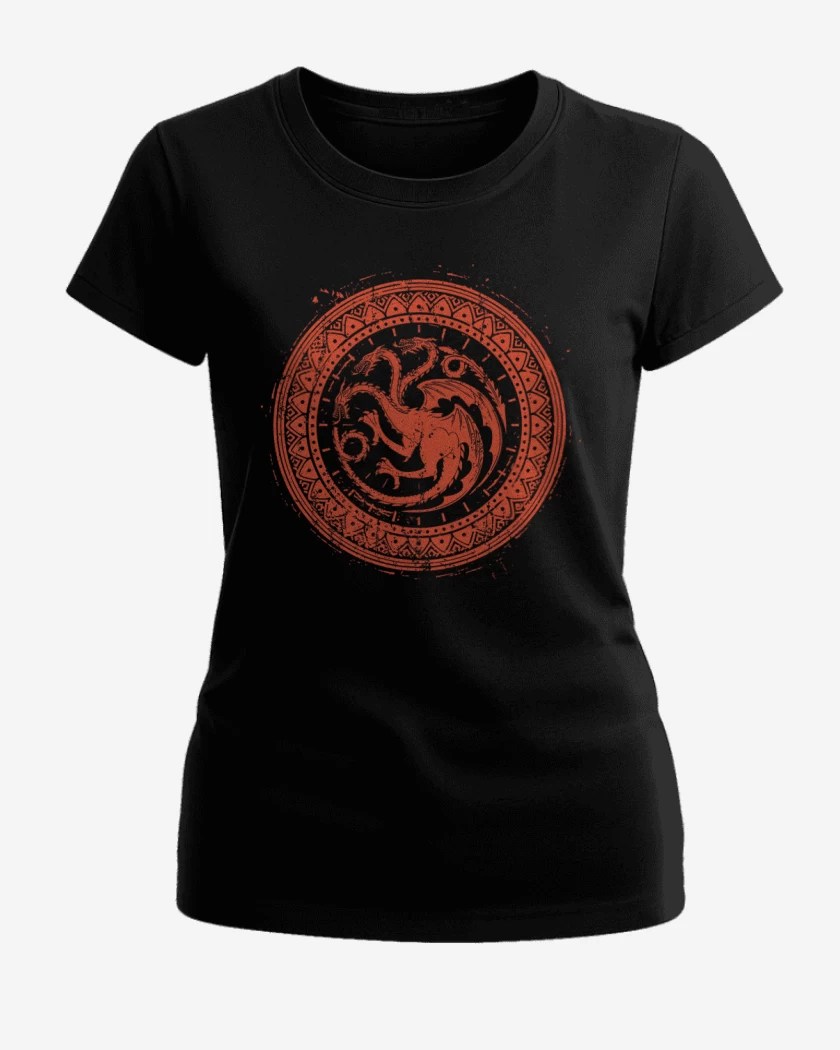 Polera de Mujer targaryen simbolo