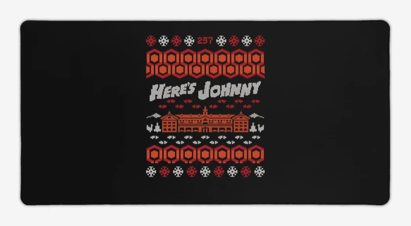 Mouse pad Gamer Negro de HERES JOHNNY PUNTO LANA 