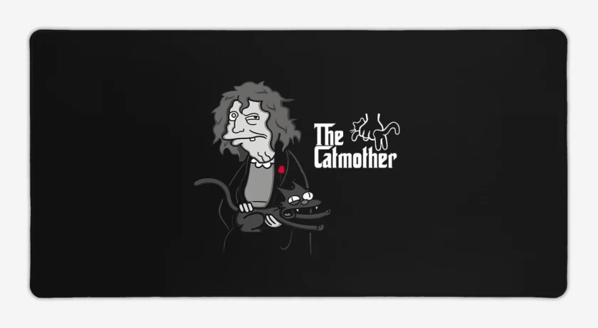 Mouse pad Gamer Negro de The catmother 