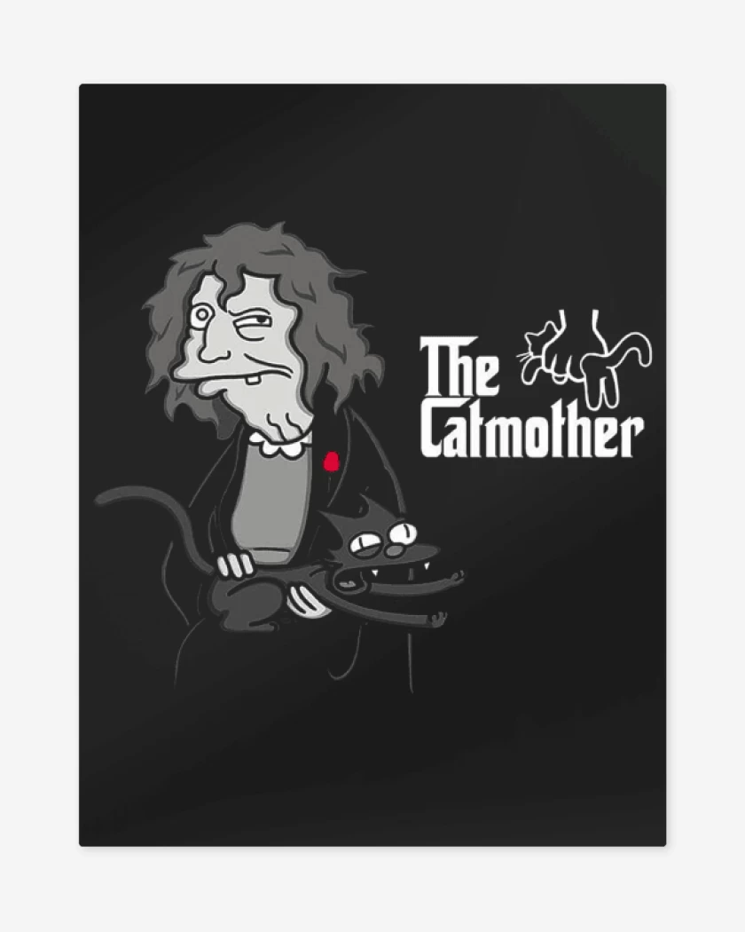Print metalico Negro de The catmother 