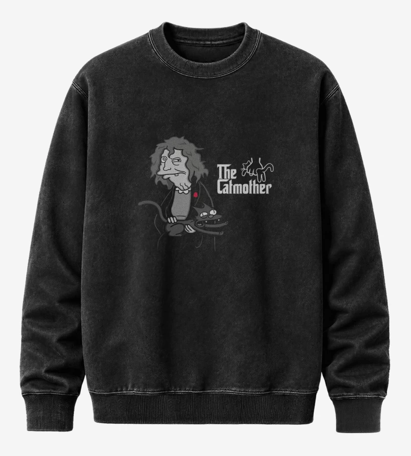 Poleron Polo Acid Wash Negro de The catmother 